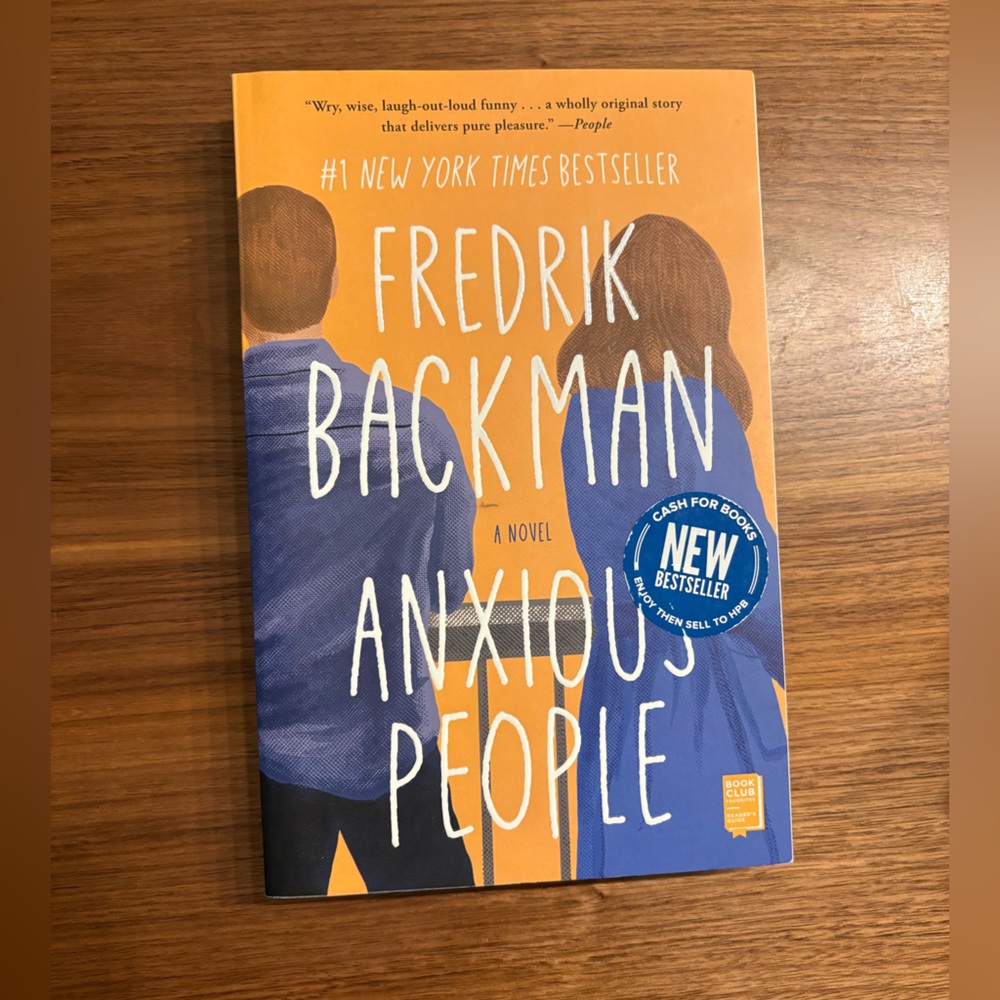 Anxious People by Fredrik Backman - booktok bundle